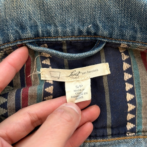 LEVI’S - denim vest size S - Picture 3 of 5